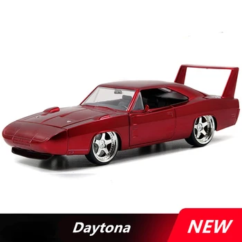 1:24 Dodge Charger Daytona Модель Гоночного автомобиля из Сплава, Литая под давлением Игрушка, Модель Мускульного Суперкара, Коллекция Высокой Симуляции, Детские Игрушки, Подарок