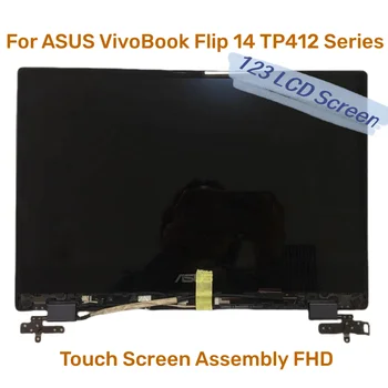 14,0 ЖК-дисплей С оригинальной Матрицей Для ASUS VivoBook Flip 14 TP412 TP412U TP412UA TP412FA TP412F TP412FAC Сенсорный экран В Сборе FHD
