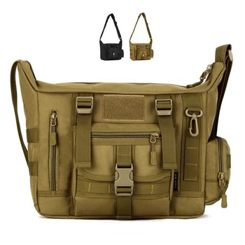 14-дюймовая сумка для ноутбука, мужские спортивные сумки, мужской тактический одиночный рюкзак, мужская сумка-мессенджер для документов формата А4 Molle