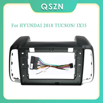 2 Din Автомобильный радиоприемник с фризовой панелью Рамка CD DVD приборная панель Аудио Интерьер для HYUNDAI 2018 TUCSON/IX35