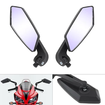 2шт, стильный дизайн 10 мм, Модифицированное покрытие, Универсальное зеркало для мотоцикла, Зеркало заднего вида, Задние боковые зеркала для электровелосипедов для мотоцикла