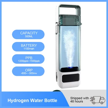 300 МЛ Генератор водородной Воды SPE/PEM Ионизатор Воды Машина Фильтр для Воды Напиток Генератор Водородной Воды Со светодиодом