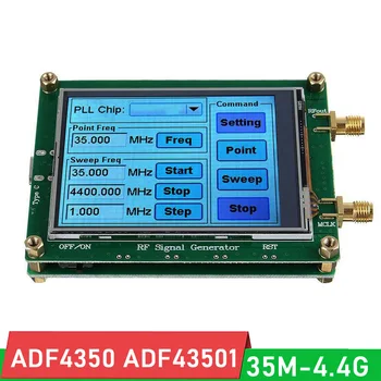 35 М-4,4 ГГц ADF4351 ADF4350 Источник радиочастотного сигнала Генератор сигналов прямоугольной формы/точечная развертка частоты сенсорный экран Программное управление ПК