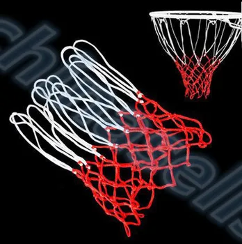 400шт Высококачественная Прочная Нейлоновая Нить Стандартного размера Спортивное Баскетбольное Кольцо Сетка Сетка Задняя Панель Обод Мяч Пум