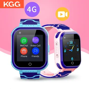4G Видеозвонок Телефонные Часы Детские Часы GPS Местоположение SOS Вызов Часы Детские Умные Часы Студенческие Умные Часы Обратный Звонок Montior