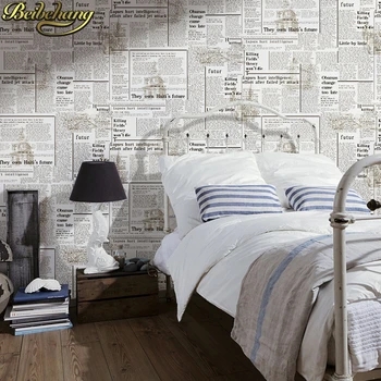 beibehang американская английская газета ретро ностальгия обои papel de parede 3D обои спальня гостиная бумажная настенная роспись