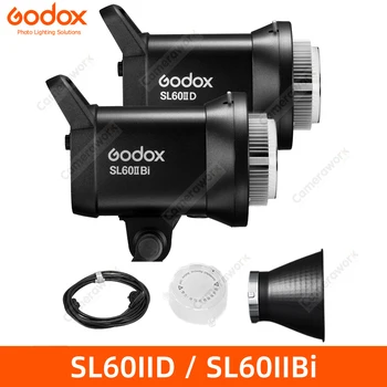Godox SL60IID SL60 II SL60IIBi SL60II Bi SL60W COB светодиодный Видеосигнал Непрерывного Действия с Креплением Bowens для Студийной Видеозаписи