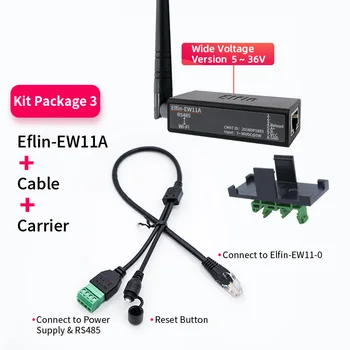 HF Elfin-EW11A Последовательный порт RS485 для WiFi устройства IOT Серверный модуль Поддерживает TCP/IP Telnet Modbus TCP Протокол