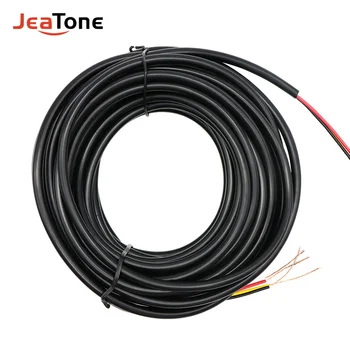 Jeatone 4-контактный удлиненный кабель 4x0,2 мм Луженые медные провода Подходят для видеодомофона видеодомофона