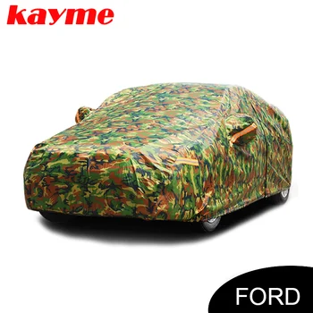 Kayme водонепроницаемые камуфляжные автомобильные чехлы открытый солнцезащитный чехол для Ford mondeo focus 2 3 fiesta kuga ecosport explorer rang