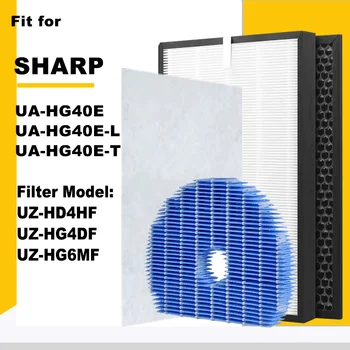 UZ-HD4HF UZ-HG4DF UZ-HG6MF Замена угольного фильтра HEPA для воздухоочистителя Sharp UA-HG40E UA-HG40E-L UA-HG40E-T