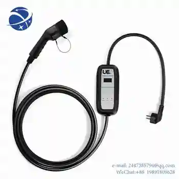 Yun YiHigh Совместимость EV 16A 16kw тип 2 Новое энергетическое автомобильное портативное электрическое зарядное устройство зарядный кабель адаптеры для электромобилей