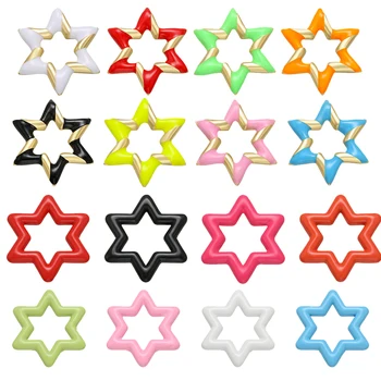 ZHUKOU 26 цветов Великолепная звезда маленькая подвеска для изготовления ювелирных изделий DIY ожерелье ручной работы серьги кулон Аксессуары модель: VD709