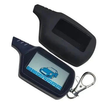 Автомобильная охранная система Противоугонная сигнализация 2-полосный пульт дистанционного управления B9 с экраном дисплея Защита безопасности автомобилей