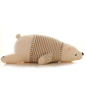 Арктическая приключенческая плюшевая игрушка Белый медведь - мягкая и приятная подушка с чучелом животного, идеальный подарок девочкам для игр и перед сном
