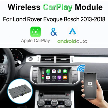 Беспроводной CarPlay для Land Rover Evoque 2013-2018 Android Auto Module Box Видеоинтерфейс Зеркальная ссылка