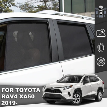 Для Toyota RAV4 Rav 4 2019 2020 2021 2022 Магнитный Автомобильный Солнцезащитный Козырек Передняя Задняя Рамка Лобового Стекла Шторка Боковое Окно Солнцезащитный Козырек