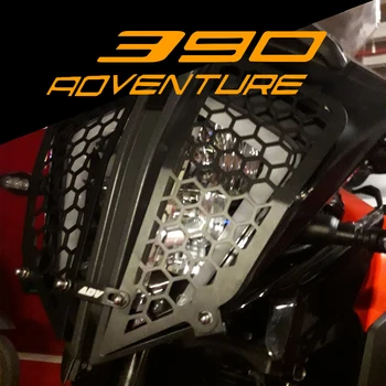 Для мотоцикла 390 ADVENTURE Защита головного света Передней Фары Защитная Крышка Решетки Радиатора 390 Adventure 2019 2020 2021