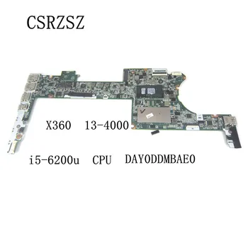 Для ноутбука HP Specter X360 13-4000 Материнская плата DAY0DDMBAE0 с процессором i5-6200u Протестирована нормально