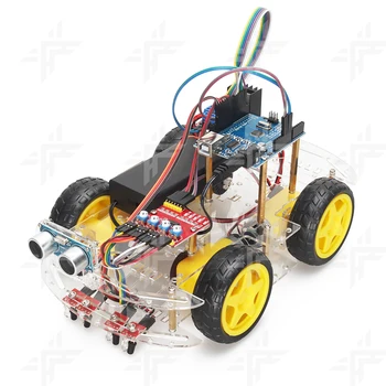 Заводской стартовый набор робототехники DIY с открытым исходным кодом IDE-Программа на языке C, Умный робот, игрушка, обучающий робот для ArduIDE