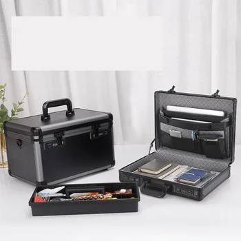 Защитный чемодан из алюминиевого сплава с двойным таможенным паролем, Сортировка ценностей, Хранение мелких аппаратных инструментов, Сейфы