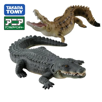 Игрушечный крокодил TAKARA TOMY, Имитирующий Дикое животное Crocodylus Niloticus, Морской Крокодил 487982, Фигурки, Модель Игрушки