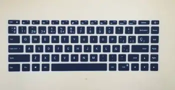 Испанская французская русская немецкая буква для Xiaomi Mi Notebook Pro X 15 2021 Английская силиконовая защитная крышка клавиатуры