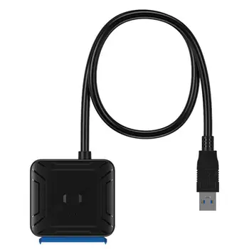 Кабель-адаптер Sata к USB 3.0, кабель USB к SATA 3, Поддержка 22-контактного внешнего жесткого диска SSD 2,5 3,5 дюйма, Компьютерный разъем Подходит