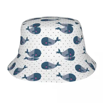 Китовая Шляпа, Модная Солнцезащитная кепка, Уличная Рыбацкая шляпа для женщин и мужчин, Подростковые Пляжные кепки, Рыболовная кепка