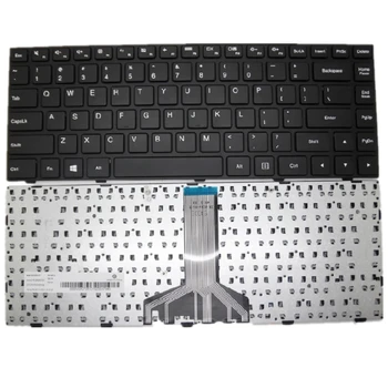 Клавиатура для ноутбука LENOVO IDEAPAD 100-14IBD 100-14IBY Цвет Черный Издание США Длинный Короткий Кабель С Бело-оранжевой функциональной клавишей