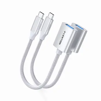 Комплектация Адаптер USB C к USB 3.0, 2 пакета, OTG-конвертер Type C для мужчин и USB 3.0 для женщин Apple MacBook Pro/ Air / Surface / Phone