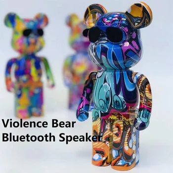 Креативный Мультяшный Медвежонок Bluetooth Динамик Violence Bear Динамик Книжная полка для Гостиной Домашний декор Рождественский Подарок на Новый Год