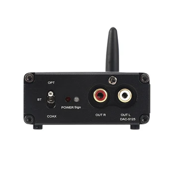 Модуль Декодирования Аудиоприемника Bluetooth DAC Декодер QCC5125 ES9038Q2M Коаксиальный волоконный RCA модуль DIY Домашний Кинотеатр