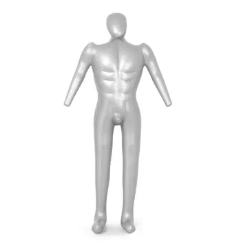 Надувной манекен для всего тела Мужской Манекен с торсом Портной Модель одежды Дисплей ПВХ 168 см Мужская модель всего тела