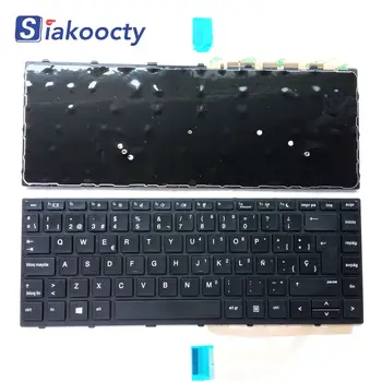 Новые пользователи клавиатура Iaptop для HP Probook 430 G5 440 G5 445 G5 Клавиатура с черной рамкой испанский Teclado