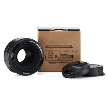 объектив yongnuo EF 50MM f/1.8 1: 1.8 с автоматической фокусировкой стандартный основной объектив AF/MF для цифровой фотокамеры Nikon