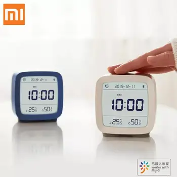 Оригинальный Xiaomi Cleargrass Bluetooth Будильник qingping Температура Влажность ЖК-экран Ночник Smart control от Mijia App