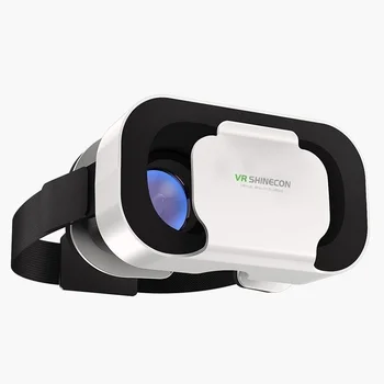 Очки 3D VR SHINECON G05A, Гарнитура для Очков Виртуальной Реальности, Регулируемые Очки виртуальной Реальности Для смартфонов Android 4,7-6 дюймов, Новые