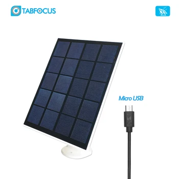 Солнечная панель 5 Вт Открытый водонепроницаемый кабель длиной 3 м с зарядкой от USB 5 В с питанием от аккумулятора домашней безопасности, IP-камеры или мобильного телефона