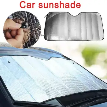 Солнцезащитный козырек на переднее стекло автомобиля Складной солнцезащитный козырек, шторка на лобовое стекло, солнцезащитный козырек от солнца, Защита от ультрафиолета, Автоаксессуары