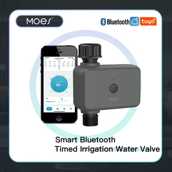 Требуется Moes Smart Tuya Bluetooth, таймер подачи воды, задержка дождя, программируемый таймер орошения с автоматическим и ручным поливом.