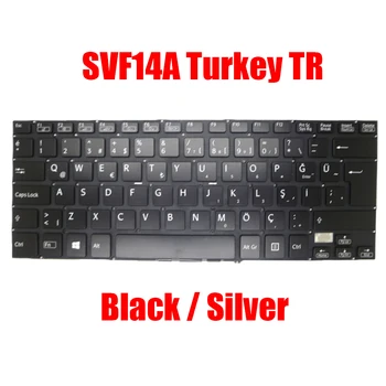 Турция TR Клавиатура для ноутбука SONY Для VAIO SVF14A 9Z.NABBQ.00T 149238441TR 9Z.NABBQ.10T 149238741TR Без подсветки