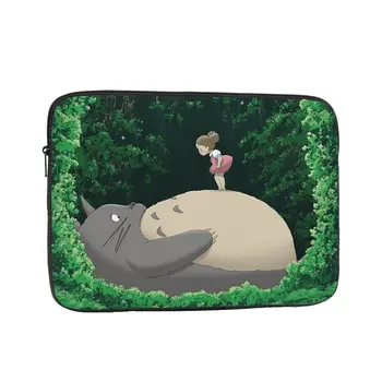 Чехол для ноутбука My Neighbor Totoro 12 13 15 17 Дюймов, аниме, лес Мэй, сумка для ноутбука, противоударный чехол, сумка для мужчин и женщин