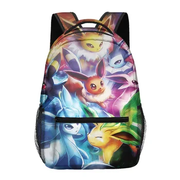 Школьная сумка Pokémon, Рюкзак Пикачу, Полиэстер, Облегчающий 3D Печать, Детский Рюкзак Большой Емкости, Школьная сумка Для Студентов